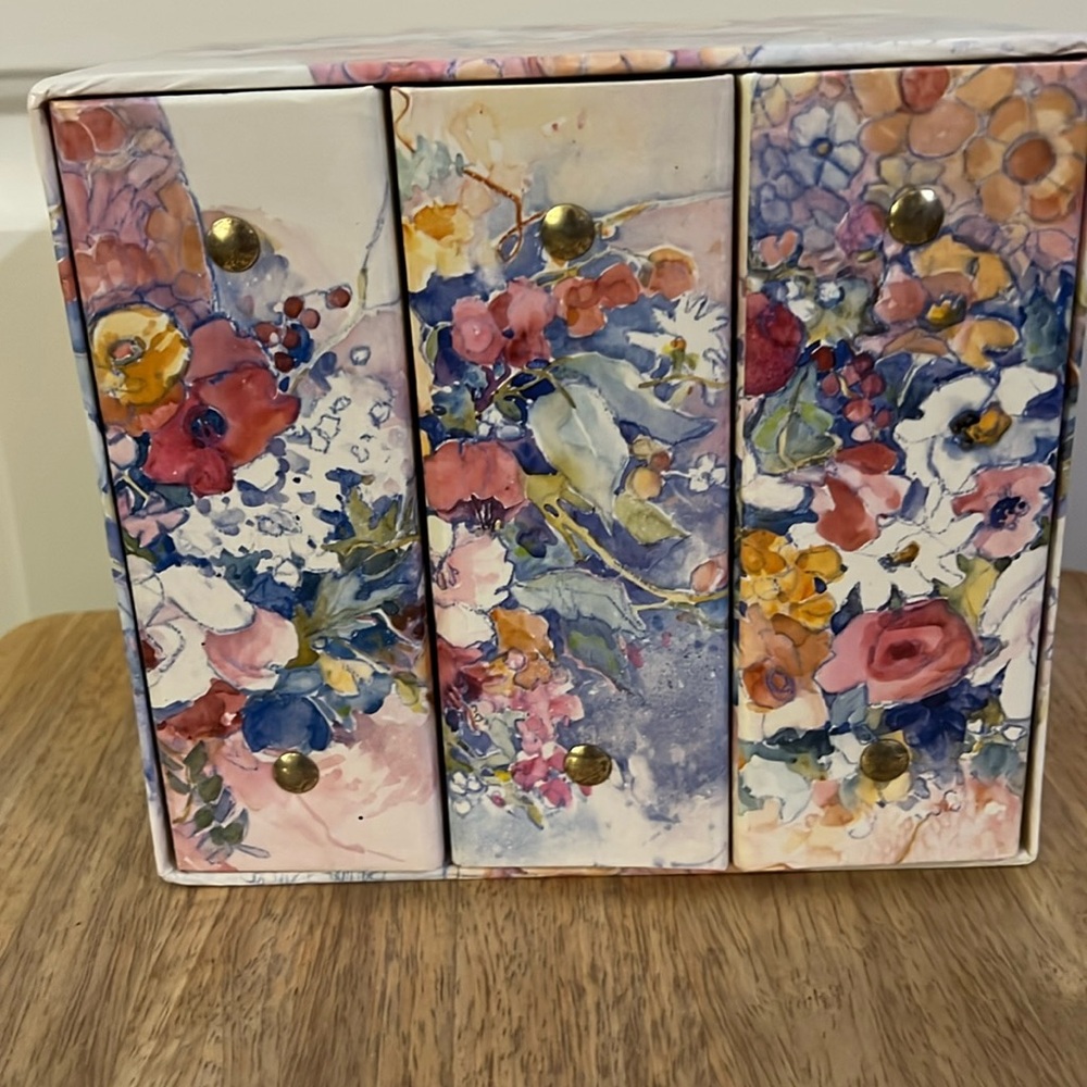 Beautiful Flowers Box Photo Album Set